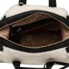 imageAnne Klein color blocked satchel with sherpa detailing