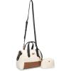 imageAnne Klein color blocked satchel with sherpa detailing