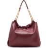 imageAnne Klein soft stitched quilted hobo with chain strap