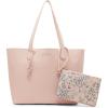 imageAnne Klein Bonded Mini Tote with Convertible StrapRosewaterDusted Floral Rosewater Multi