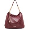 imageAnne Klein soft stitched quilted hobo with chain strap