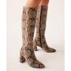 imageAnne Klein Womens Beth Knee High BootNaturalSnake