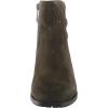 imageAnne Klein Womens CAIMILE Zipper Leather Ankle BootsDk Olive