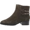 imageAnne Klein Womens CAIMILE Zipper Leather Ankle BootsDk Olive