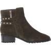 imageAnne Klein Womens CAIMILE Zipper Leather Ankle BootsDk Olive