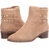 imageAnne Klein Womens CAIMILE Zipper Leather Ankle BootsNatural