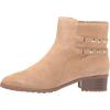 imageAnne Klein Womens CAIMILE Zipper Leather Ankle BootsNatural