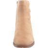 imageAnne Klein Womens CAIMILE Zipper Leather Ankle BootsNatural