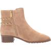 imageAnne Klein Womens CAIMILE Zipper Leather Ankle BootsNatural