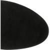 imageAnne Klein Womens Faux Suede Block Heel KneeHigh BootsBlack Suede