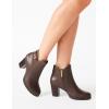 imageAnne Klein Womens Regency Block Heel Round Toe MidCalf BootsDark Brown