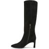 imageAnne Klein Womens Rene Pointed Toe Tall KneeHigh BootsBlack Suede