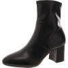 imageAnne Klein Womens City Faux Leather Zipper Ankle BootsBlack