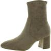 imageAnne Klein Womens City Faux Leather Zipper Ankle BootsTruffle