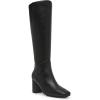 imageAnne Klein Womens Toronto Zip Up Slip On KneeHigh BootsBlack Suede