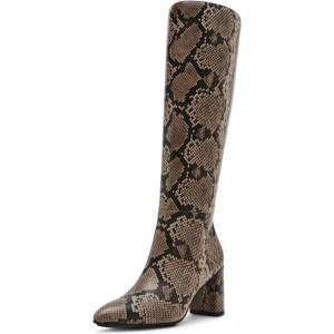 imageAnne Klein Womens Beth Knee High BootNaturalSnake