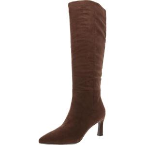 imageAnne Klein Womens Rene Pointed Toe Tall KneeHigh BootsChocolate