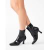 imageAnne Klein Womens Pablo Faux Leather Heeled BootiesBlack