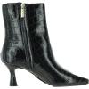 imageAnne Klein Womens Pablo Faux Leather Heeled BootiesBlack Croc