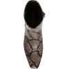 imageAnne Klein Womens Pablo Faux Leather Heeled BootiesBlackWhite Snake