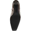 imageAnne Klein Womens Pablo Faux Leather Heeled BootiesBlackWhite Snake