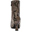 imageAnne Klein Womens Pablo Faux Leather Heeled BootiesBlackWhite Snake
