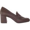 imageAnne Klein Womens Padded Insole Patent Loafer HeelsChocolate
