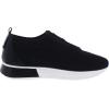 imageAnne Klein Womens Terri Knit Slip On Fashion SneakersBlack