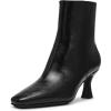 imageAnne Klein Womens Pablo Faux Leather Heeled BootiesBlack