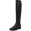 imageAnne Klein Womens Sable Leather Tall KneeHigh BootsBlack Leather