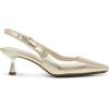 imageAnne Klein Womens Carmel Patent Padded Insole Slingback HeelsLight Gold