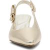 imageAnne Klein Womens Carmel Patent Padded Insole Slingback HeelsLight Gold