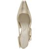 imageAnne Klein Womens Carmel Patent Padded Insole Slingback HeelsLight Gold