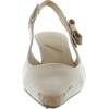 imageAnne Klein Womens Carmel Patent Padded Insole Slingback HeelsNude Patent