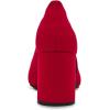 imageAnne Klein Womens Faux Leather Pointed Toe Block HeelsDeep Red