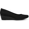 imageAnne Klein Womens Wisher Wedge PumpBlack Knit