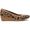 imageAnne Klein Womens Wisher Wedge PumpLeopard Knit