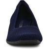 imageAnne Klein Womens Wisher Wedge PumpNavy Knit