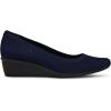 imageAnne Klein Womens Wisher Wedge PumpNavy Knit