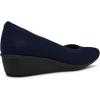 imageAnne Klein Womens Wisher Wedge PumpNavy Knit