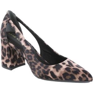 imageAnne Klein Womens Faux Leather Pointed Toe Block HeelsMulti