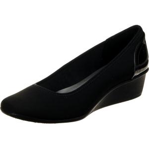 imageAnne Klein Womens Wisher Wedge PumpBlack Multi Fabric