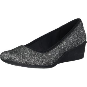 imageAnne Klein Womens Wisher Wedge PumpPewter Stretch