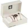 imageAnne Klein Womens Bangle Watch and Premium Crystal Accented Bracelet SetBlackRose Gold