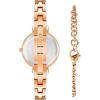 imageAnne Klein Womens Genuine Diamond Dial Bangle Watch with Bracelet Set AK3620BurgundyGold