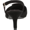 imageAnne Klein Womens Infinity Faux Suede Kitten Heel Slingback HeelsBlack