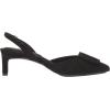 imageAnne Klein Womens Infinity Faux Suede Kitten Heel Slingback HeelsBlack