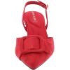 imageAnne Klein Womens Infinity Faux Suede Kitten Heel Slingback HeelsRed