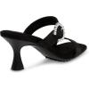 imageAnne Klein Womens Josie Heeled SandalBlack Satin