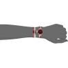 imageAnne Klein Womens Premium Crystal Accented Bangle Watch SetBurgundyRose Gold